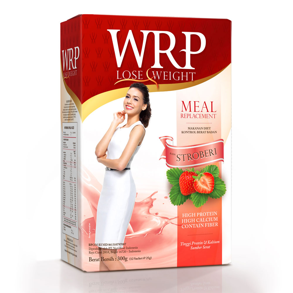 wrp lose weight rasa stroberi 300gr gogobli wrp lose weight rasa stroberi 300gr gogobli