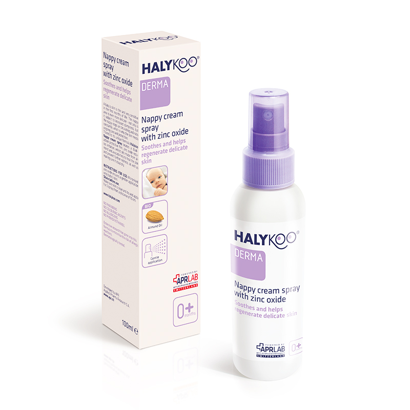 Jual Halykoo Nappy Cream Spray with Zinc Oxide 100ml HBHoz