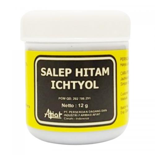Afiat Salep Hitam Ichtyol 12gr (Isi 12pcs) | Gogobli