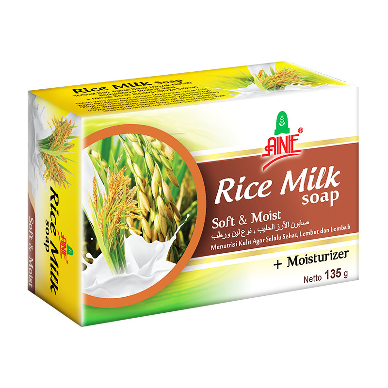 Ainie Rice Milk Soap 135gr | Gogobli