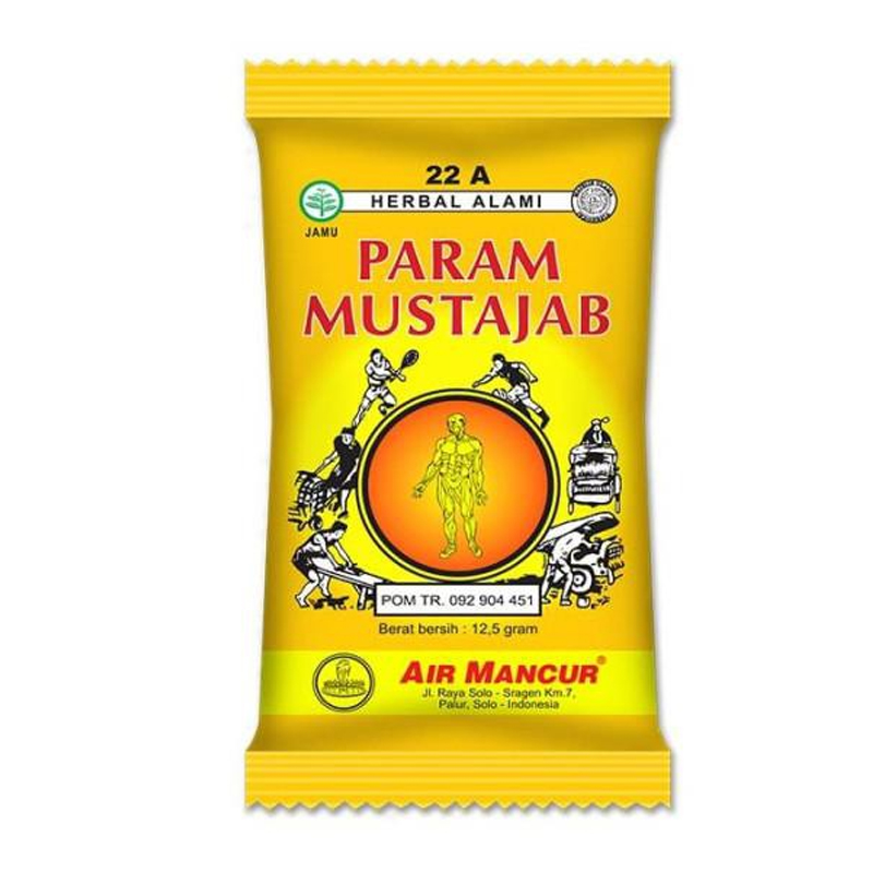 Air Mancur Param Mustajab Padat Renteng (10 Sachet @12.5gr) | Gogobli