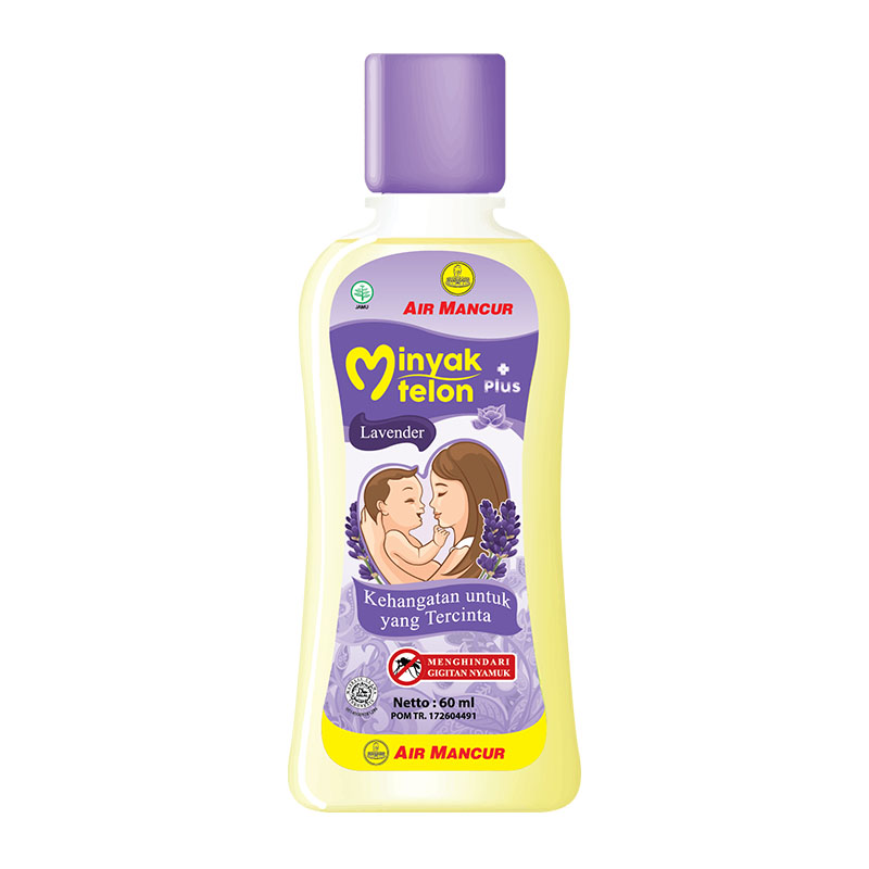  Air  Mancur  Minyak  Telon  Plus Lavender 60ml Gogobli