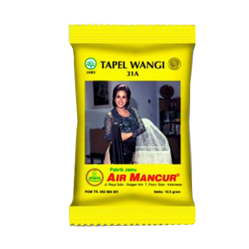 Air Mancur Tapel Wangi Padat Renteng (10 Sachet @10.5gr) | Gogobli