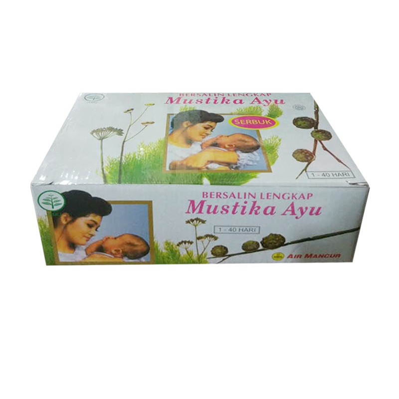 Air Mancur Jamu Bersalin Lengkap Mustika Ayu Serbuk 1-40 Hari | Gogobli