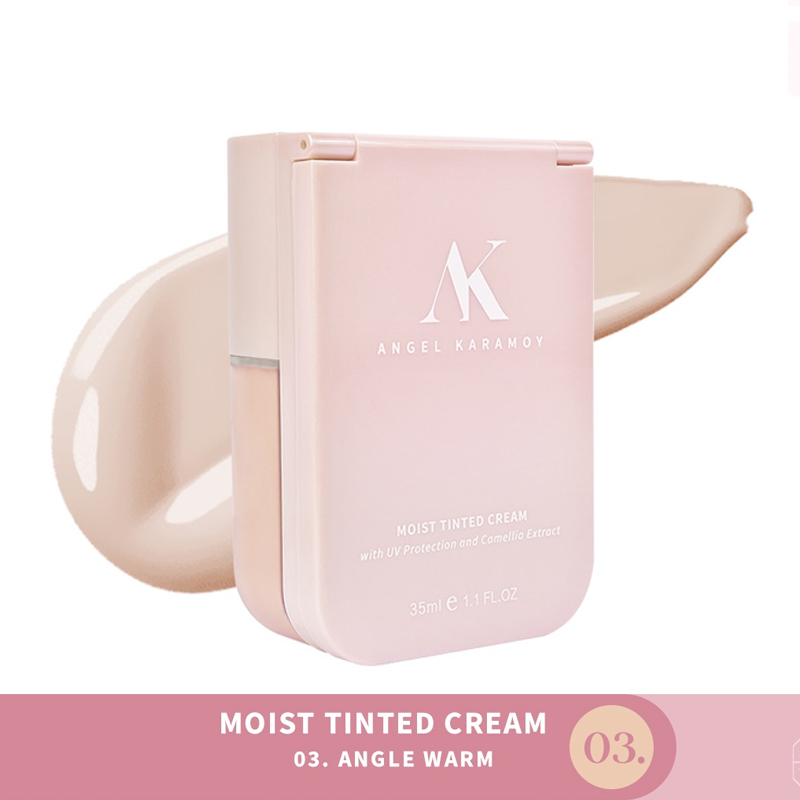 AK Angel Karamoy Moist Tinted Cream With UV Protection SPF30+ Angel Warm 30ml | Gogobli