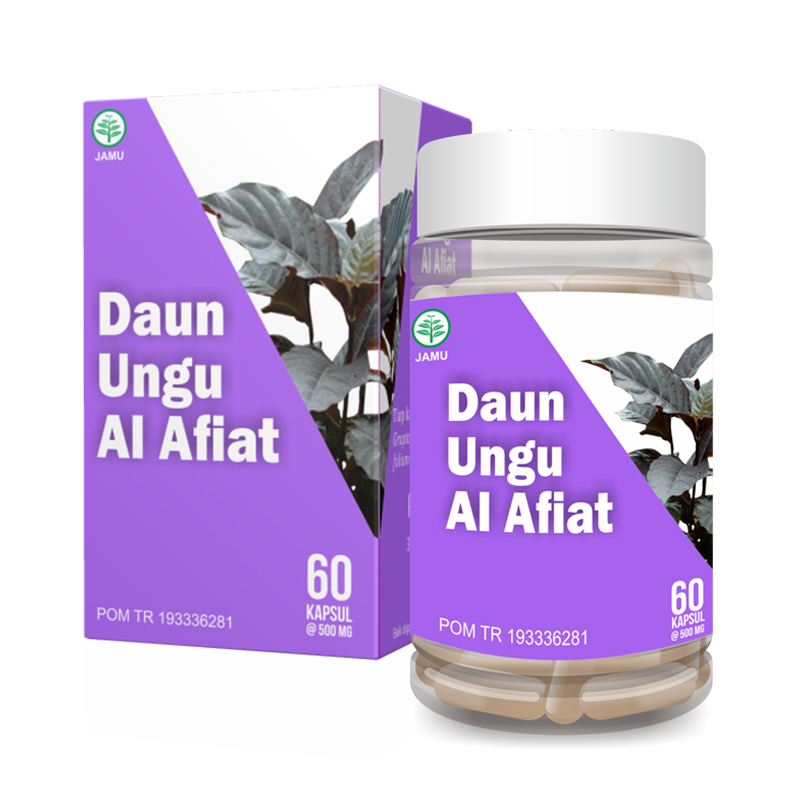 Al Afiat Daun Ungu 60 Kapsul | Gogobli