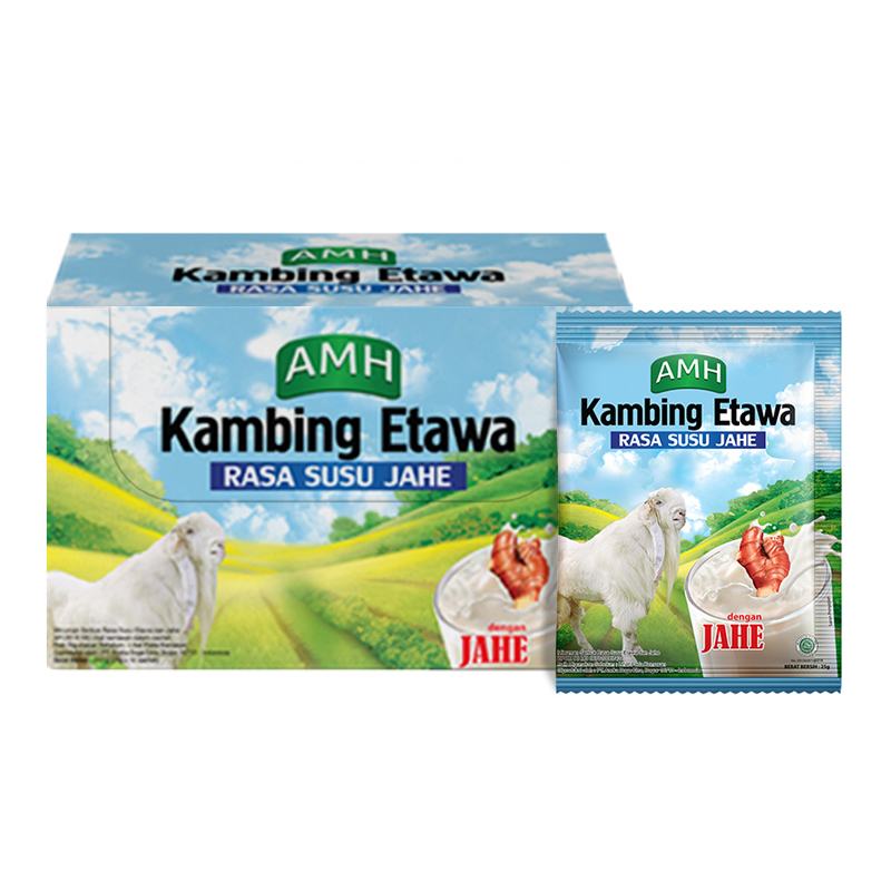 AMH Kambing Etawa Rasa Susu Jahe Box (10pcs @ 25gr) | Gogobli