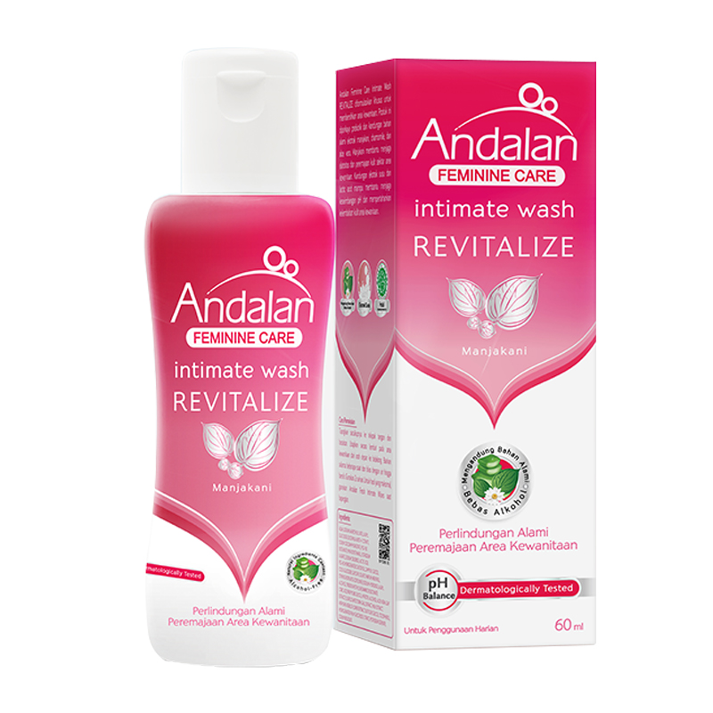 Jual Andalan Feminine Care Intimate Wash Revitalize 60ml HBHoz