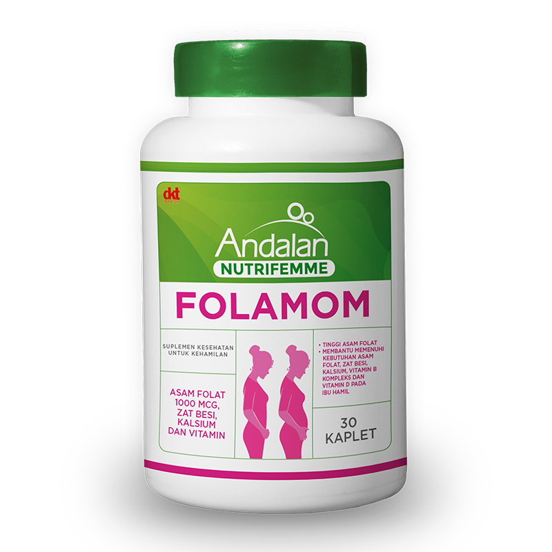 Andalan Nutrifemme Folamom Botol 30 Kaplet | Gogobli