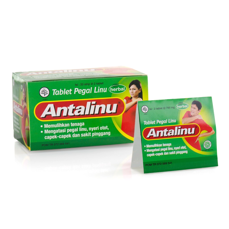 Antalinu Tablet Pegal Linu Box (20 Strip @ 2 Tablet) | Gogobli