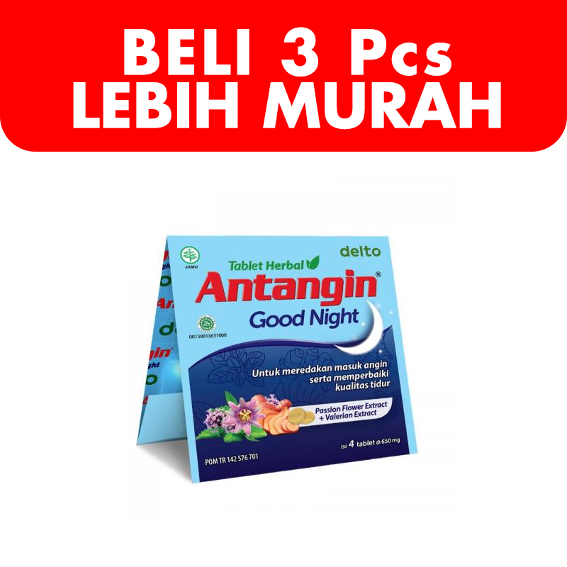 Antangin Good Night Tablet (20 Strip @ 4 Tablet) (BELI 3 Pcs LEBIH MURAH) | Gogobli