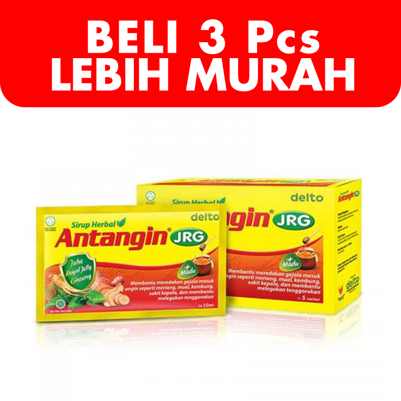 Antangin JRG Syrup (5s @ 15ml) (BELI 3 Pcs LEBIH MURAH) | Gogobli