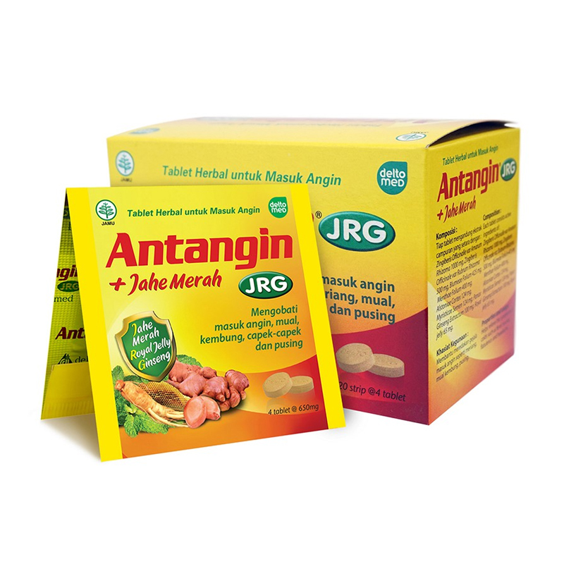 Antangin JRG Plus Jahe Merah Tablet (20 Strip @ 4 Tablet) | Gogobli