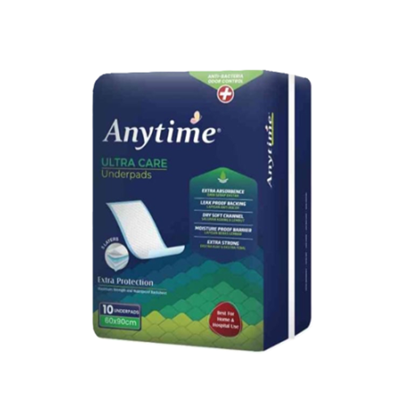 Anytime Ultra Care Under Pads Reguler (60 X 90) 10 Pcs | Gogobli