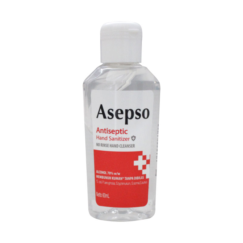 Asepso Antiseptic Hand Sanitizer 60ml | Gogobli