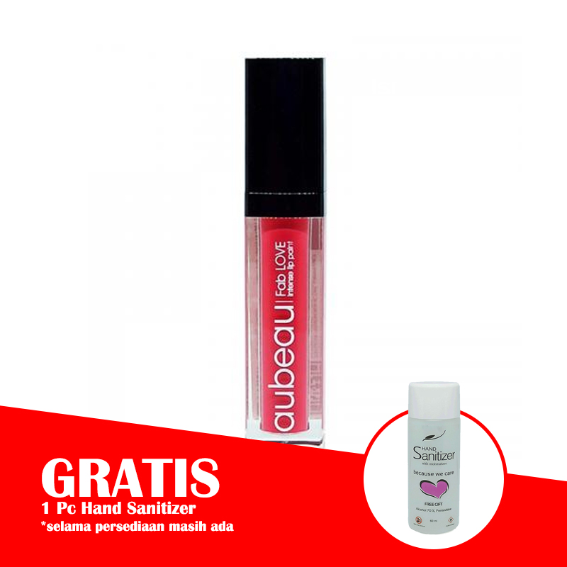 Jual Aubeau Fab Love Intense Lip Paint 10 Rossy Red 4 5ml Bonus Hand Sanitizer Gogobli