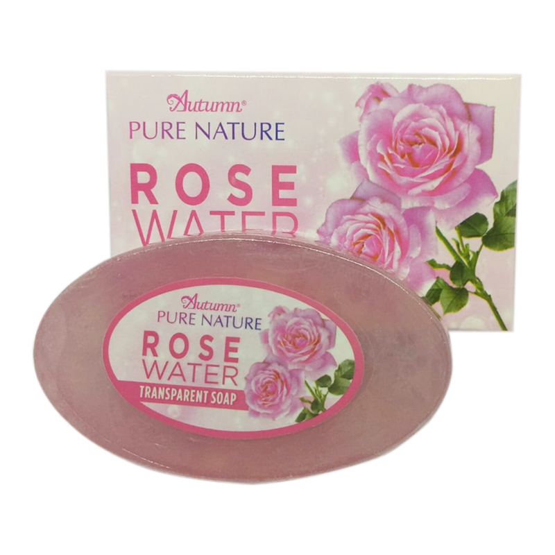 Autumn Pure Nature Rose Water Moisture Transparant Soap 80gr | Gogobli
