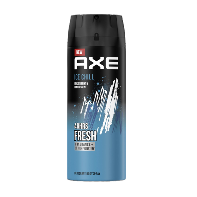 Axe Deodorant Body Spray Ice Chill Frozen Mint And Lemon Scent 135ml | Gogobli