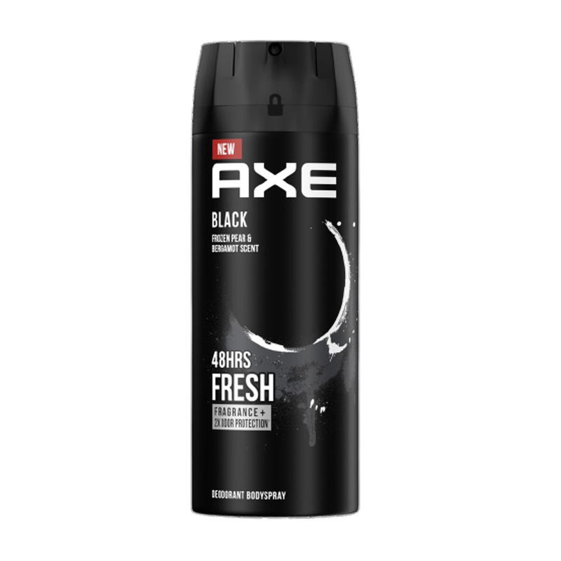 Axe Deodorant Body Spray Black Frozen Pear And Bergamot Scent 135ml | Gogobli