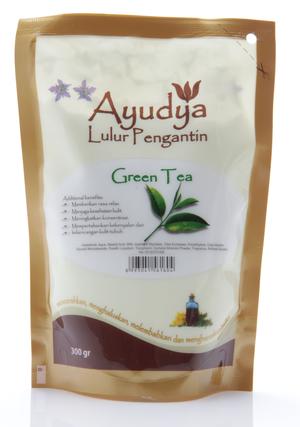 Ayudya Refill Lulur Pengantin Putih Green Tea 300ml