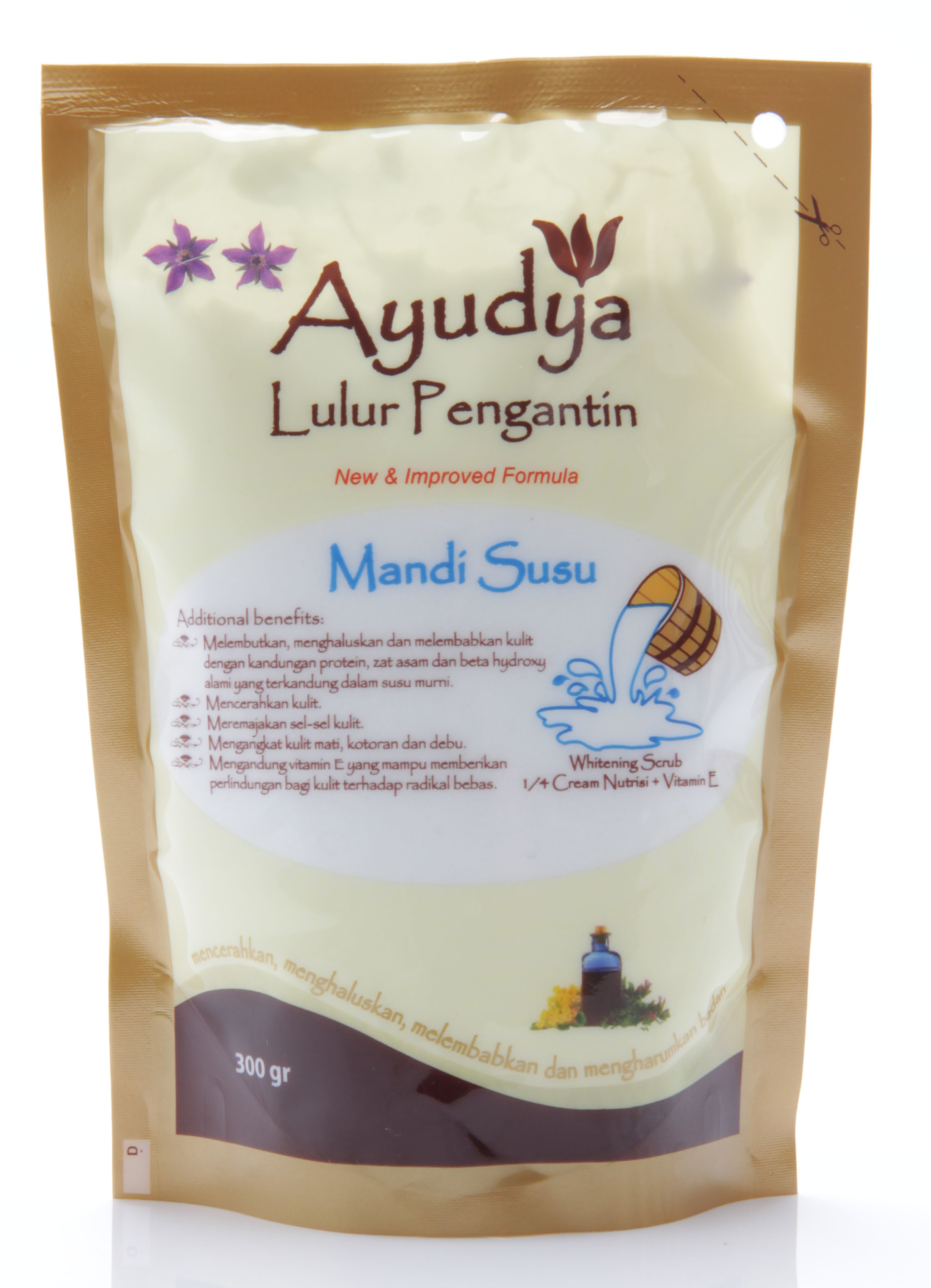 Ayudya Refill Lulur Pengantin Mandi Susu 300ml| gogobli