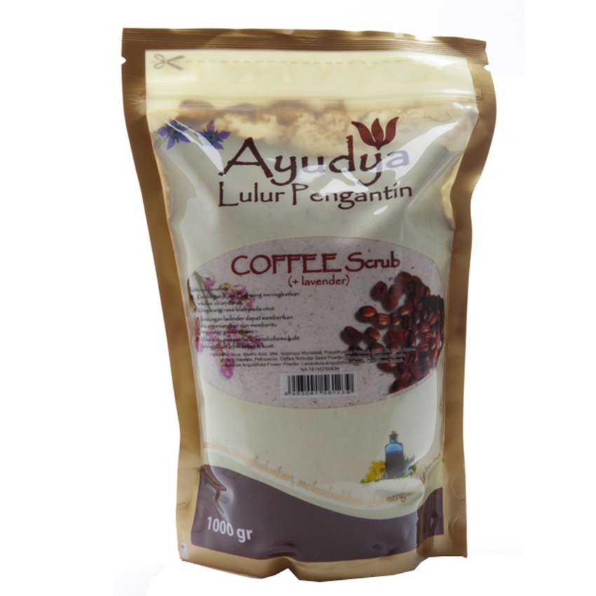 Ayudya Refill Lulur Pengantin Coffee + Lavender 1000gr | gogobli