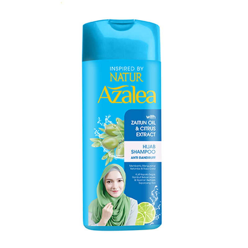 Azalea Hijab Shampoo Anti Dandruff With Zaitun Oil And Citrus Extract 180ml | Gogobli