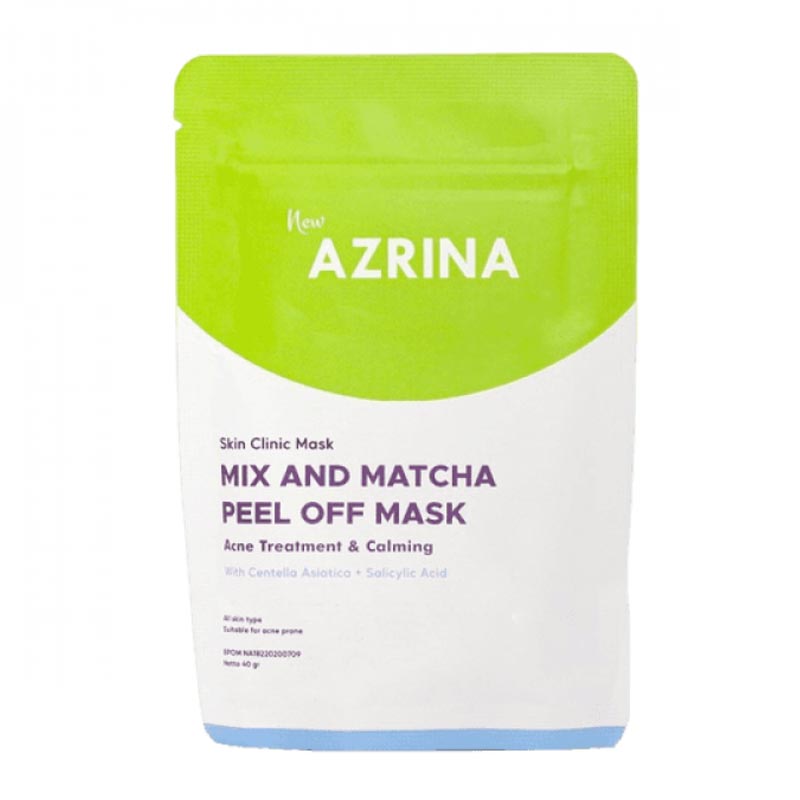 Azrina Skin Clinic Peel Off Mask Mix & Matcha 40gr | Gogobli