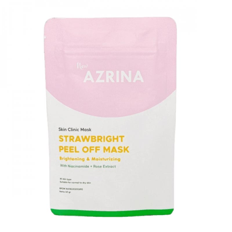 Azrina Skin Clinic Peel Off Mask Strawbright 40gr | Gogobli