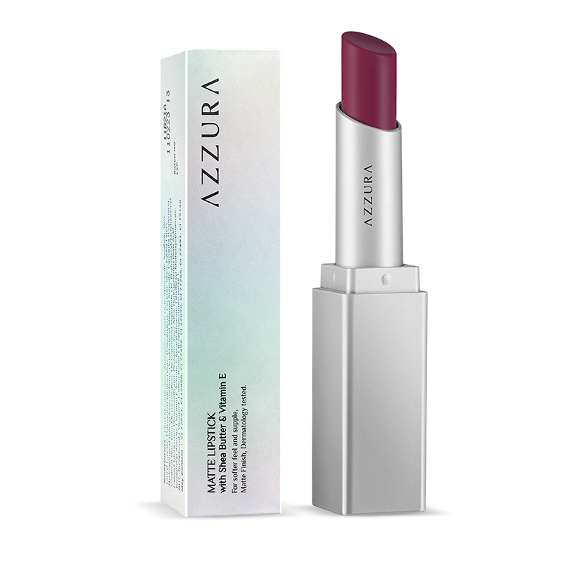 Azzura Matte Lipstick 07. Burgundy Glam 3gr | Gogobli