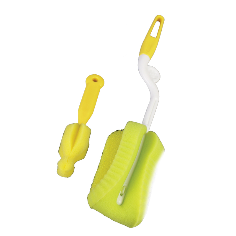 Baby Safe Sponge Bottle And Teat Brush BS368 | Gogobli
