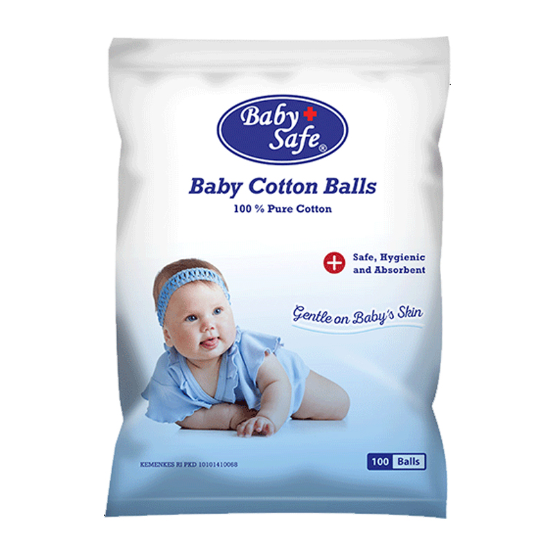 Baby Safe Baby Cotton Balls CB050 100s | Gogobli