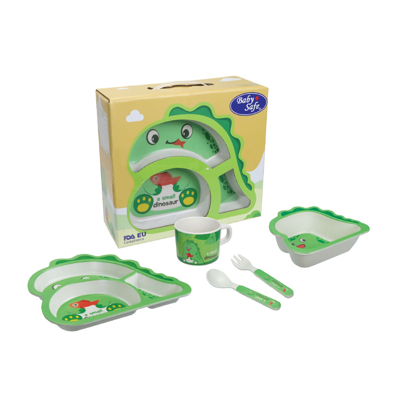 Baby Safe Dino Feeding Set FS607 | Gogobli
