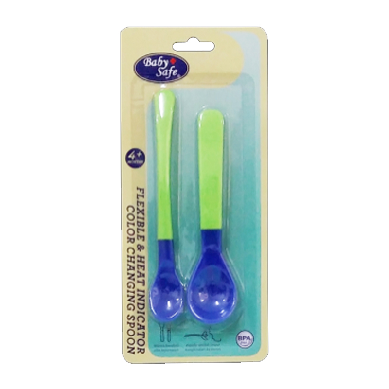Baby Safe Flexible & Heat Indicator Spoon BS350 | Gogobli