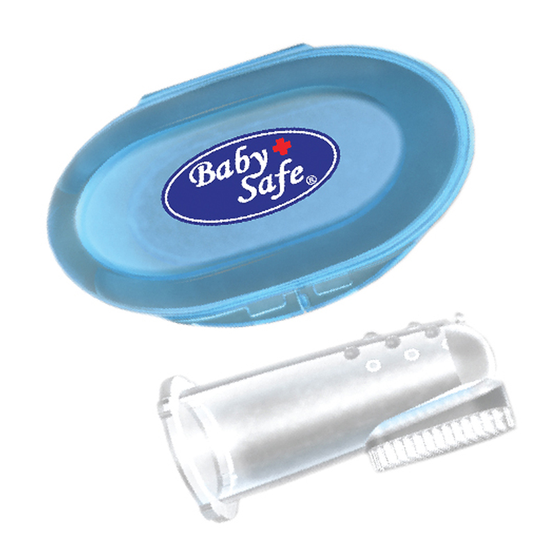 Baby Safe Finger Tootbrush And Gum Massager With Case TB001 | Gogobli