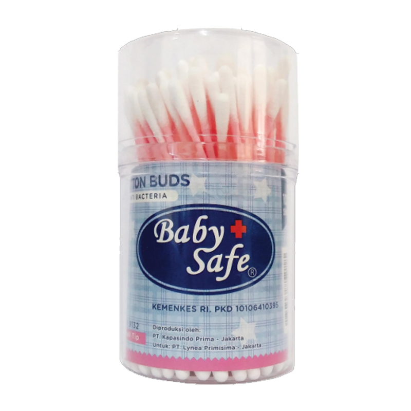 Baby Safe Cotton Bud Small Tip (Pot) CB9132 100s | Gogobli
