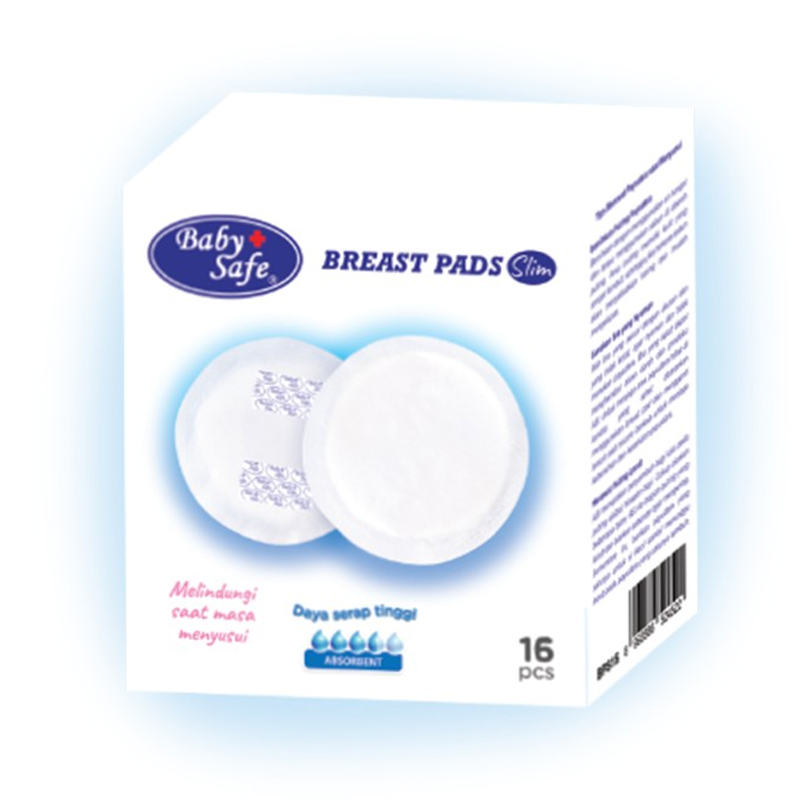 Baby Safe Breast Pad Slim BPS16 (Daya Serap 70ml) 16s | Gogobli