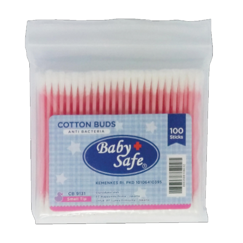 Baby Safe Cotton Bud Small Tip (Refill) CB9131 100s | Gogobli