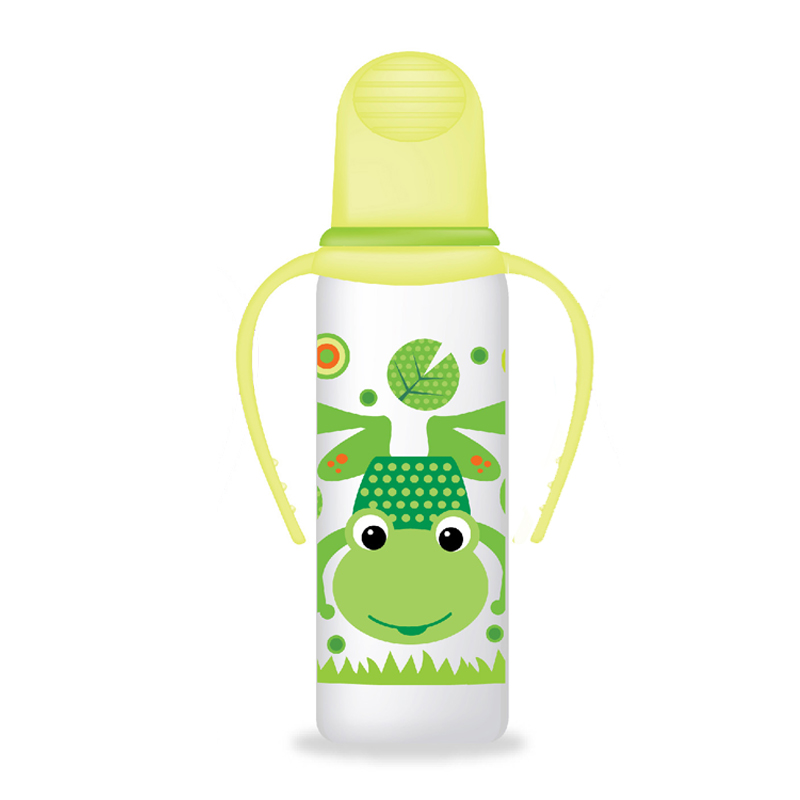 Baby Safe Feeding Bottle With Handle JS005 260ml | Gogobli