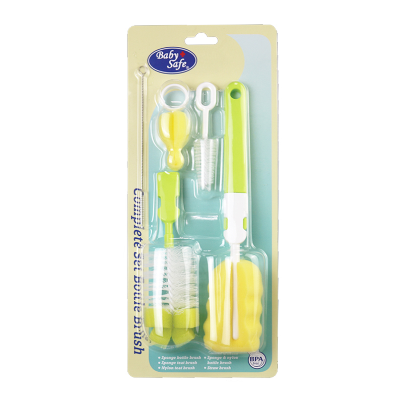 Baby Safe Complete Set Bottle Brush BS369 | Gogobli