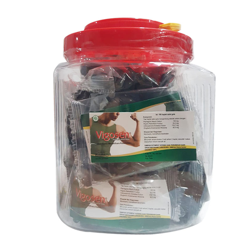 Balatif Vigosen Hijau (Pot @20sak - 100 Tab) | Gogobli