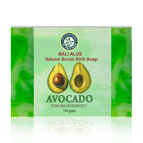 Bali Alus Sabun Natural Scrub Avocado 110gr | Gogobli