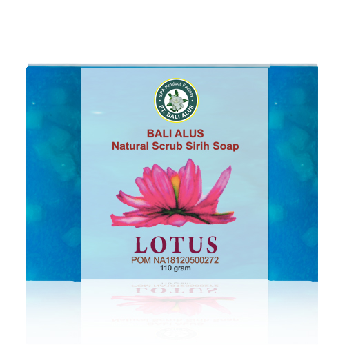 Bali Alus Sabun Natural Scrub Lotus 110gr | Gogobli