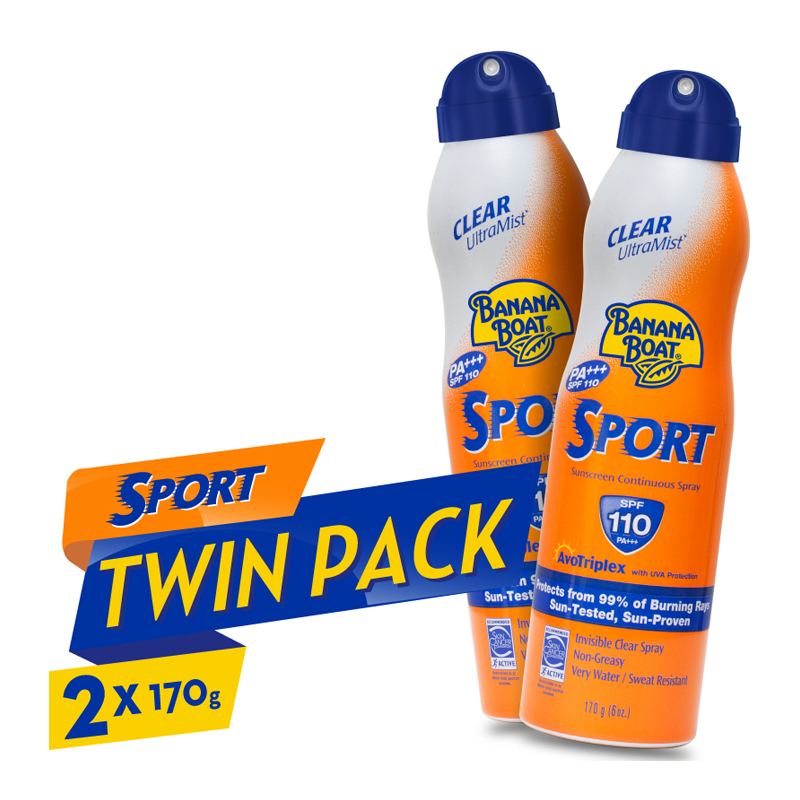 Banana Boat Ultramist Sport SPF110 170gr (2pcs) | Gogobli