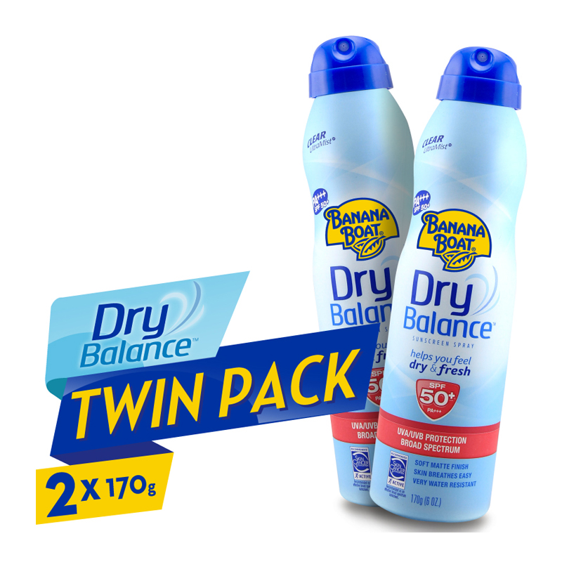 Banana Boat Ultramist Dry Balance SPF50+ 170gr (2pcs) | Gogobli
