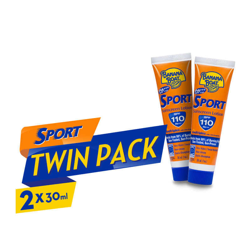Banana Boat Sport Sunscreen Lotion SPF110 30ml (2pcs) | Gogobli
