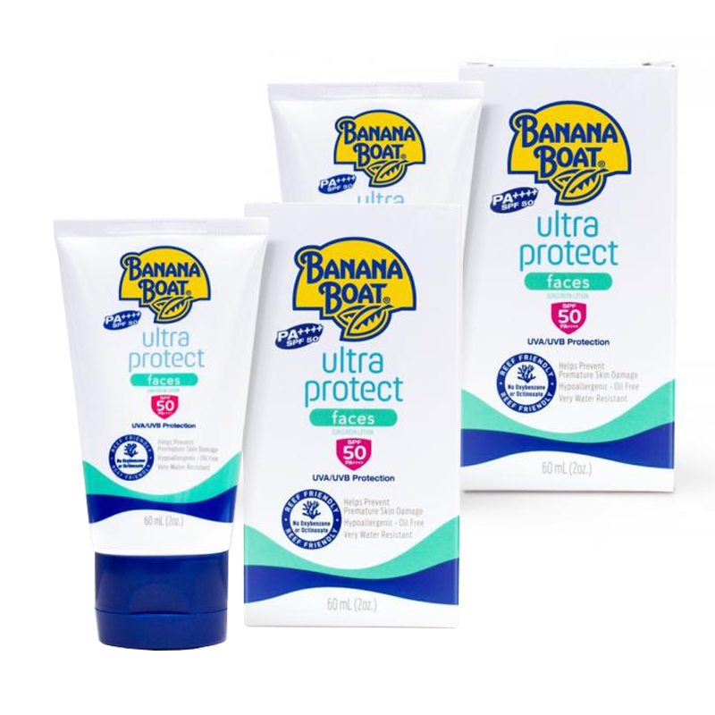 Banana Boat Ultra Protect Faces Lotion SPF50 60ml (2pcs) | Gogobli