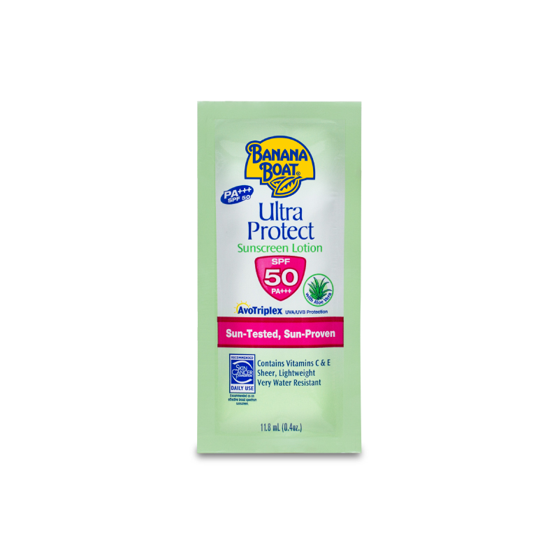 Banana Boat Ultra Protect Sunscreen Lotion SPF50 PA+++ 11.8ml (Travel Pack) | Gogobli