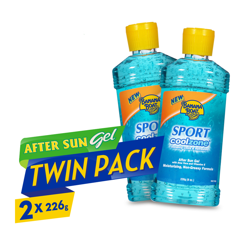 Banana Boat Sunblock Sport Coolzone After Sun Gel 226gr (2pcs) | Gogobli