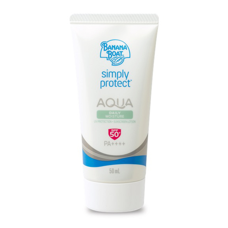 Banana Boat Simply Protect Aqua Daily Moisture Sunscreen Lotion SPF 50+ PA++++ 50ml | Gogobli